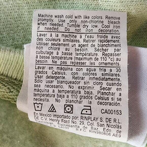 Vintage Champion Reverse Weave Womens Medium Sweatshirt Logo Green Retro - Picture 9 of 10